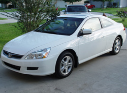 the new car we bought on a credit card